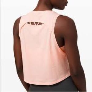 Lululemon Cut Back Crop Tank